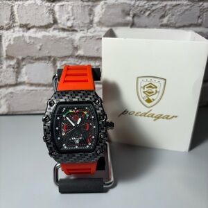 Poedagar skeleton Dial 44.3mm Watch